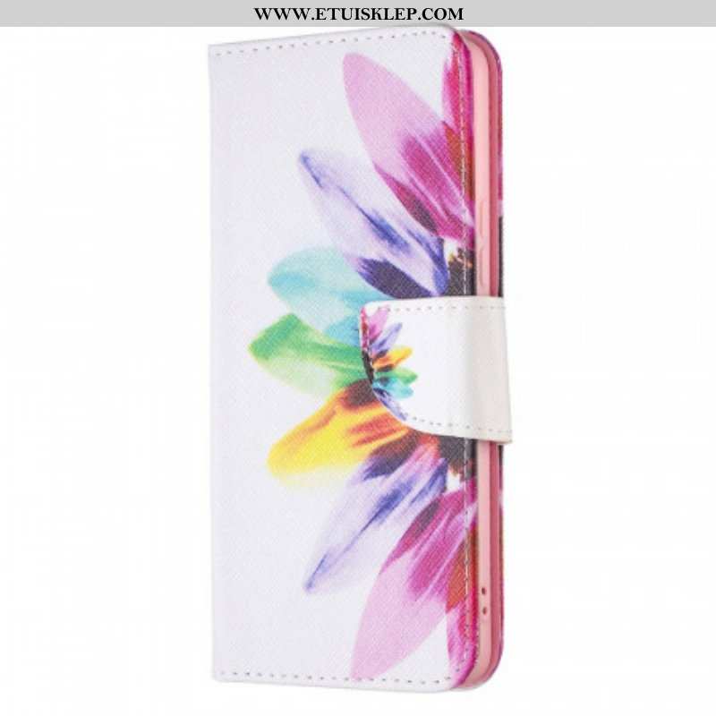 Etui Folio do Samsung Galaxy A53 5G Akwarela Kwiat